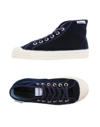 Shop Novesta Sneakers In Dark Blue