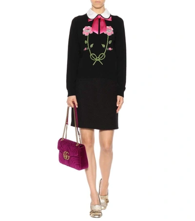 Shop Gucci Wool And Cashmere Sweater In Llack