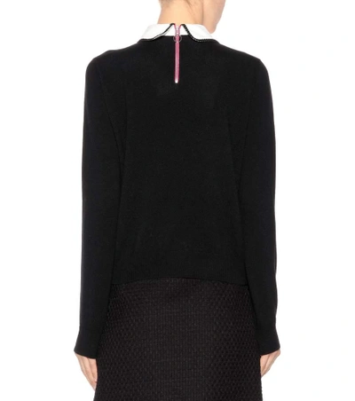 Shop Gucci Wool And Cashmere Sweater In Llack