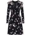 VALENTINO Floral-printed silk dress