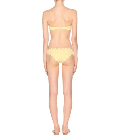 Shop Marysia Honolulu Bandeau Bikini Top In Yellow