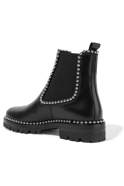 Shop Alexander Wang Spencer Studded Leather Chelsea Boots In Usd