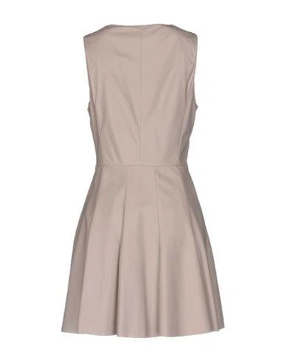 Shop Drome Short Dresses In Light Brown