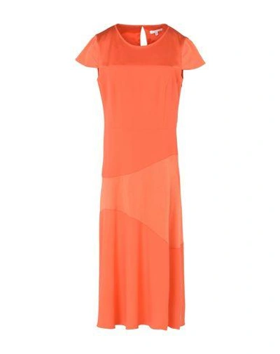 Paule Ka Knee-length Dress In Orange