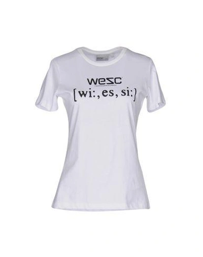 Wesc T-shirts In White