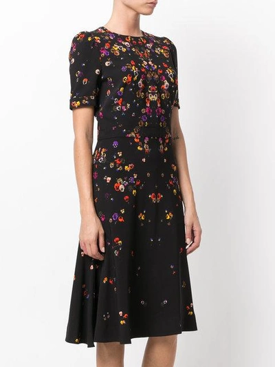 Shop Givenchy Night Pansy Printed Tea Dress