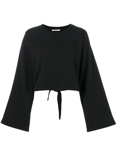 Shop Alexander Wang T T By Ie Back Sweatshirt - Black