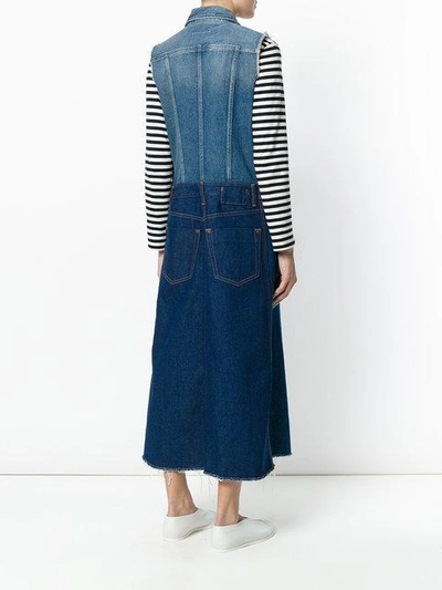 Shop Mm6 Maison Margiela Overall Dress