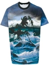 GIVENCHY Columbian-fit Hawaii print T-shirt,17F731672212202057
