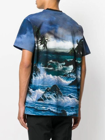 Shop Givenchy Columbian-fit Hawaii Print T-shirt