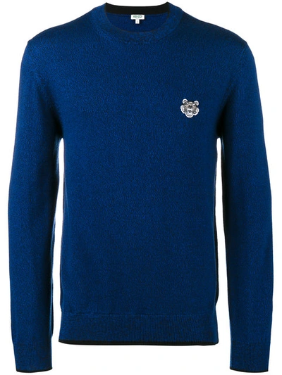 Shop Kenzo Tiger Crest Embroidered Sweater