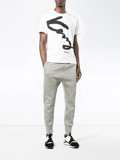 Shop Kenzo Signature Printed T-shirt In White