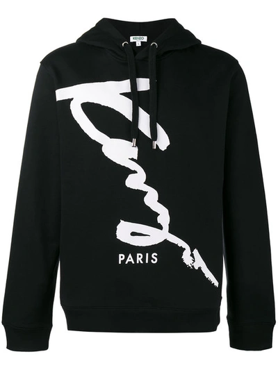 Shop Kenzo Signature Print Hoodie