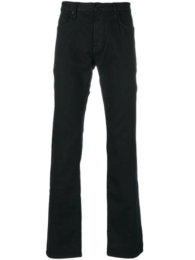 John Varvatos Usa Jeans Bowery Slim Straight Fit Jeans In Graphite In Black