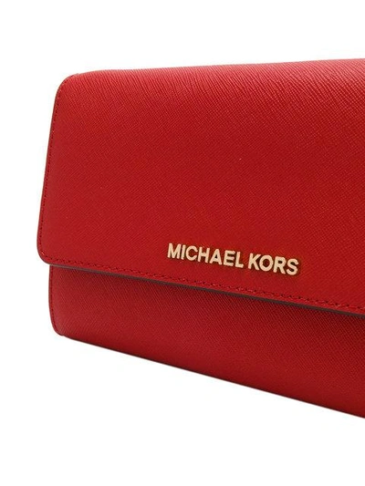 Shop Michael Kors Logo Plaque Crossbody Bag