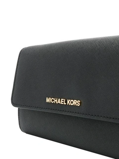 Shop Michael Kors Logo Plaque Shoulder Bag