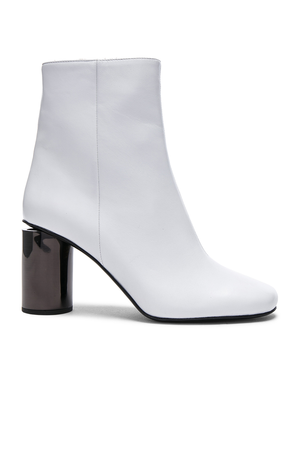 acne white boots