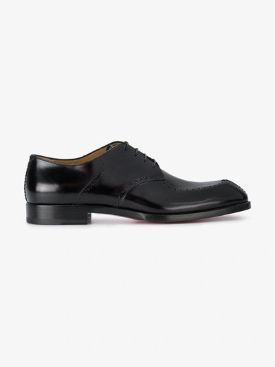 Shop Christian Louboutin A Mon Homme Flat Derby Shoes In Black