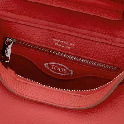 Shop Tod's Wave Backpack Mini In Red