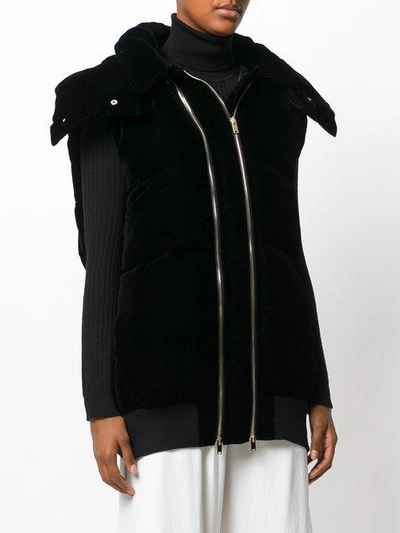 Shop Stella Mccartney Puffer Gilet - Black