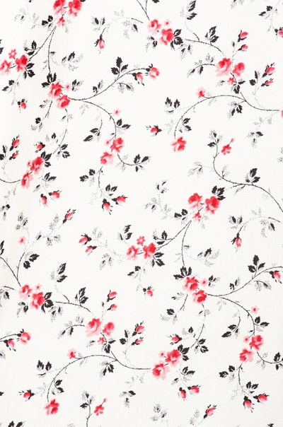 Shop R13 Overlay Slip Dress In Floral, White.  In Mini Rose Print
