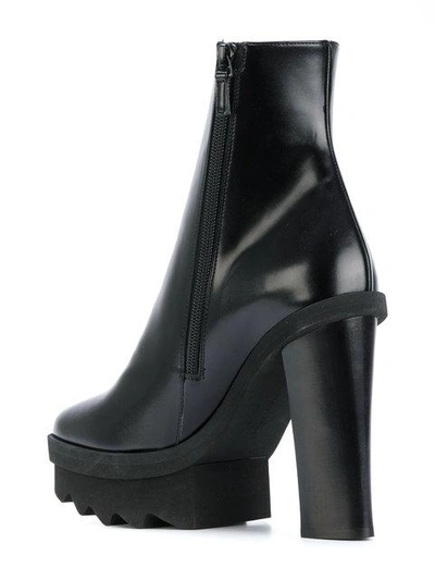 Shop Stella Mccartney Platform Ankle Boots In Black