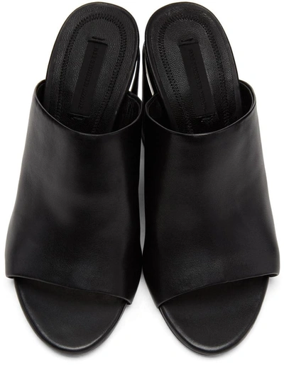 Shop Alexander Wang Black Avery Mules