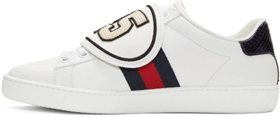 Shop Gucci White '25' Ace Sneakers