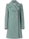 CHLOÉ OVERSIZED COLLAR DOUBLE BREASTED COAT,17AMA0617A07212197546