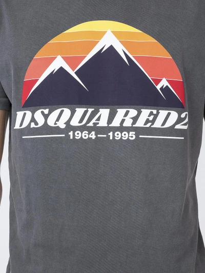 Shop Dsquared2 Mountain Peak Print T-shirt