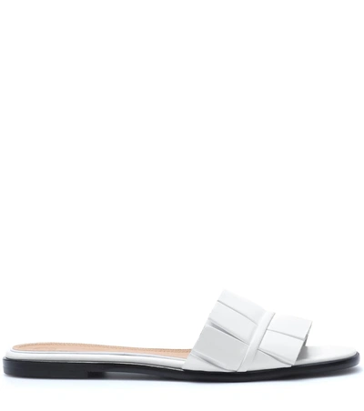 Shop The Row Emma Leather Sandals In White