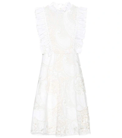 Shop See By Chloé Lace Dress In Eatural White