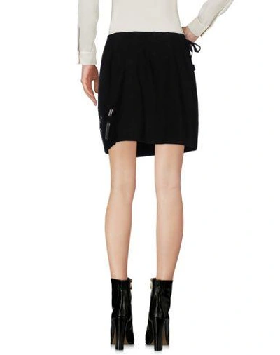 Shop Anthony Vaccarello Mini Skirt In Black