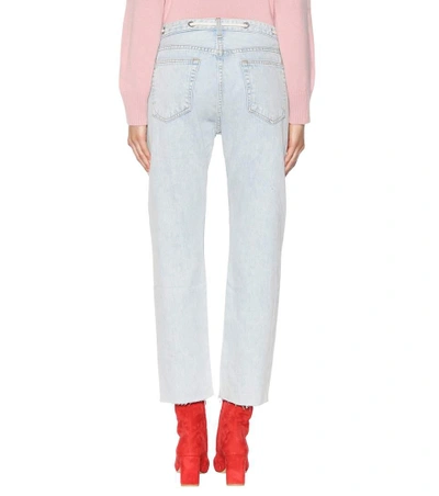 Shop Rag & Bone Rocklyn Cropped Jeans In Blue