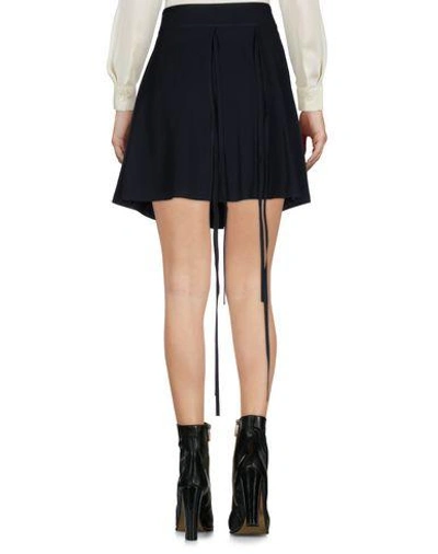 Shop Chloé Mini Skirt In Dark Blue
