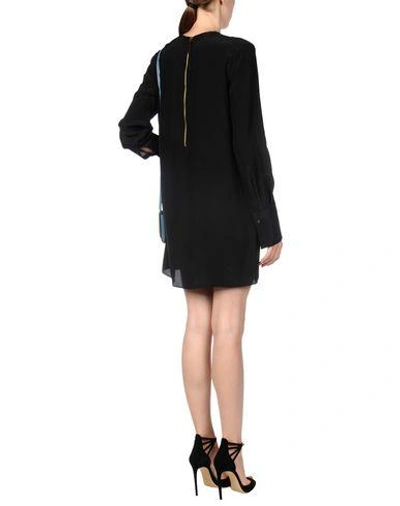 Shop Miu Miu Short Dresses In Black