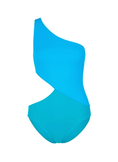 Shop Araks 'elmar' Colourblock Cutout One-piece Swimsuit