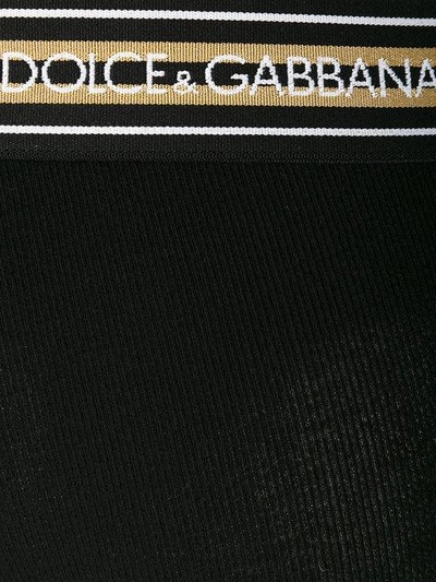 Shop Dolce & Gabbana Logo Briefs - Black