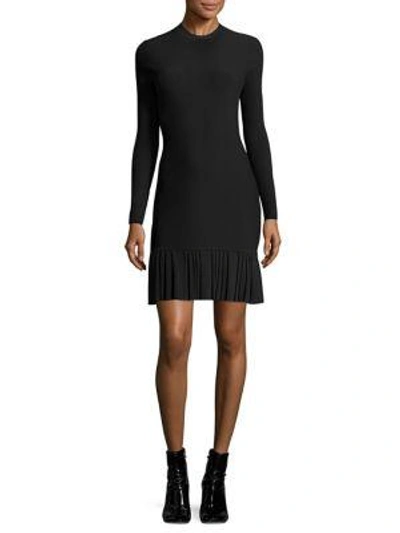 3.1 Phillip Lim / フィリップ リム Pleated Rib-knit Dress In Black