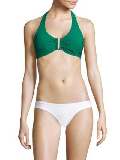 Heidi Klein D-g U Bar Bikini Top In Green