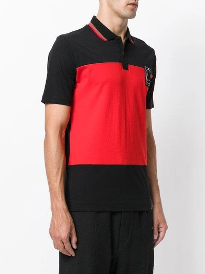 Shop Mcq By Alexander Mcqueen Colour Block Polo Shirt