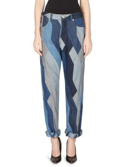 Dries Van Noten 'pisco' Zigzag Patchwork Jeans In Multi | ModeSens