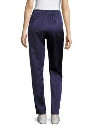 Shop Opening Ceremony Mid-rise Silk Track Pant In Eclipse Multi