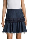 MAGGIE MARILYN Denim Cotton Mini Skirt