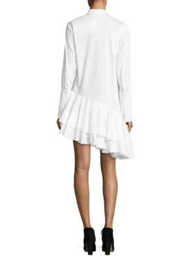 Shop Maggie Marilyn Super Human Cotton Shirtdress In White