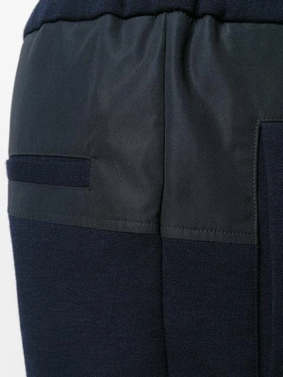 Shop Marni Panel Sweatpants - Blue