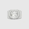 Gucci Interlocking G Ring In Silver In 925 Sterling Silver