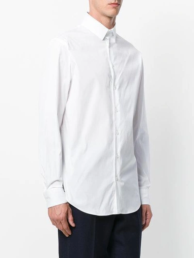 Shop Giorgio Armani Classic White Shirt