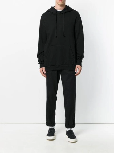 Shop Yuiki Shimoji Zipped Hoodie - Black