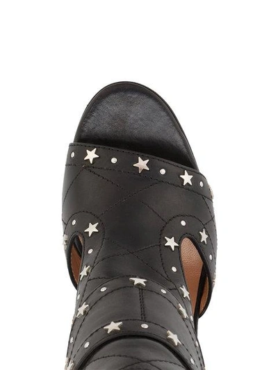Shop Laurence Dacade Star Stud Rush 90 Sandals - Black